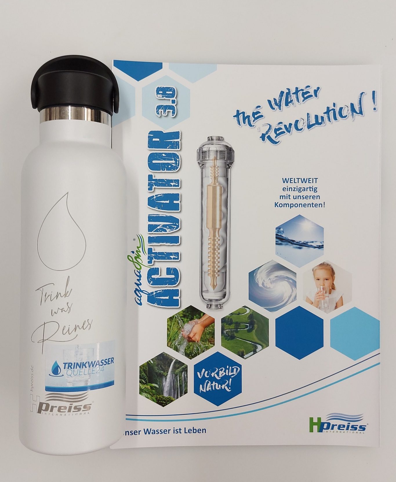 aktiviertes, bioenergetisch belebtes Wasser aquaSpin Activator 3.8