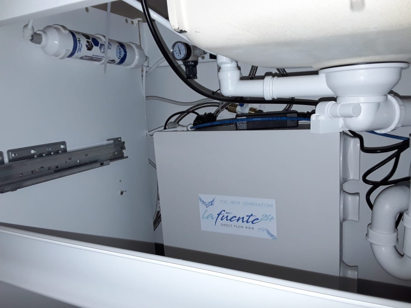 Lafuente24Premium Wasseraufbereitungsanlage Direct Flow Umkehrosmose Wasseraufbereitungsanlage